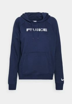 Nike Performance FRANCE HOODIE - Sweatshirt - Midnight Navy/white