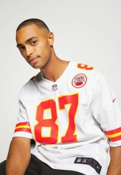 Nike Performance NFL TRAVIS KELCE 87 KANSAS CITY CHIEFS GAME ROAD - Sports T-shirt - White -Nike Performance store 8674d1a953f04ec7bbef963044331a40