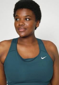 Nike Performance BRA NON PAD - Medium Support Sports Bra - Marina/white -Nike Performance store 876dddf912bd43789b2e5e3eb8524c79