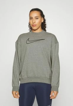 Nike Performance CREW - Sweatshirt - Carbon Heather/cool Grey