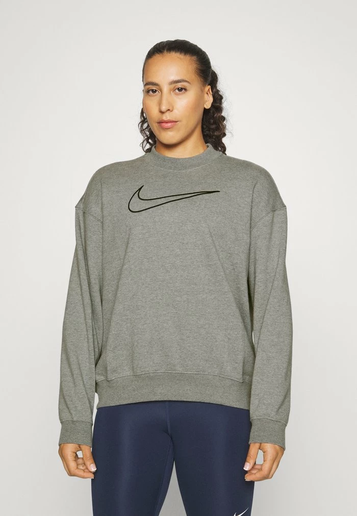 Nike Performance CREW - Sweatshirt - Carbon Heather/cool Grey 1 Nike Performance CREW - Sweatshirt - Carbon Heather/cool Grey