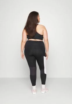 Nike Performance AIR PLUS - Leggings - Black/white -Nike Performance store 877e16ab4c9e4d6bb9e100eef323c258