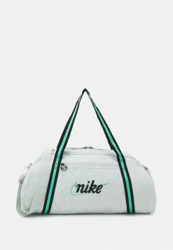 Nike Performance GYM CLUB RETRO - Sports Bag - Light Silver/black/light Menta