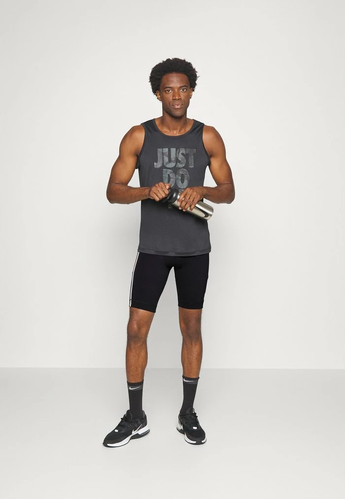 Nike Performance IFINALON SHORT - Leggings - Black 2 Nike Performance IFINALON SHORT - Leggings - Black - Image 2
