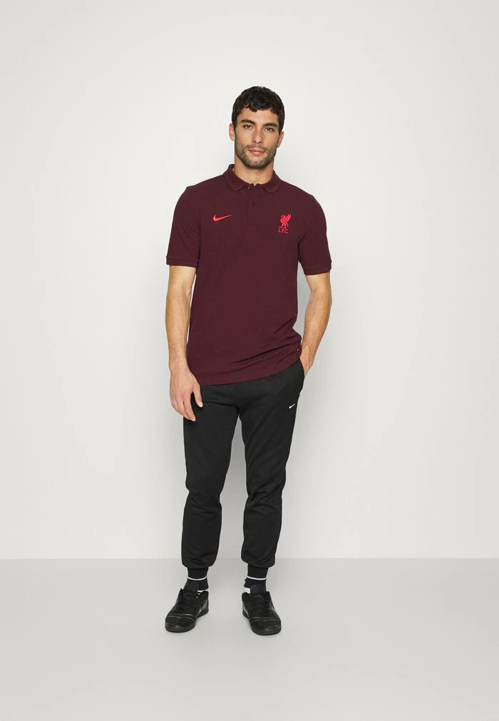 Nike Performance LIVERPOOL FC POLO - Club Wear - Burgundy Crush/siren Red 2 Nike Performance LIVERPOOL FC POLO - Club Wear - Burgundy Crush/siren Red - Image 2