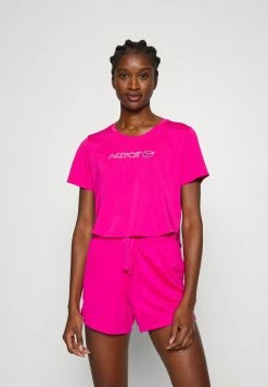 Nike Performance ONE CROP - Sports T-shirt - Active Pink