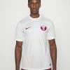Nike Performance QATAR STADIUM AWAY - Football Shirt - White/beach/desert Maroon