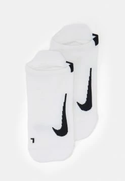 Nike Performance 2 PACK UNISEX - Trainer Socks - White/black