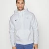 Nike Performance FRANCE CLUB HOODIE - Zip-up Sweatshirt - White/game Royal