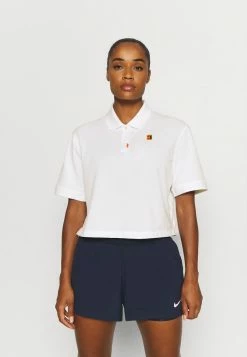 Nike Performance THE 2.0 HERITAGE - Polo Shirt - White/brilliant Ornge