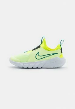 Nike Performance FLEX RUNNER 2 GS UNISEX - Neutral Running Shoes - Barely Volt/bright Spruce/volt/black
