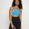 Nike Performance BRA - Medium Support Sports Bra - Coast/light Marine