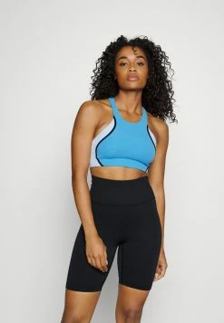 Nike Performance BRA - Medium Support Sports Bra - Coast/light Marine