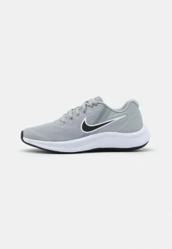 Nike Performance STAR RUNNER 3 GS UNISEX - Neutral Running Shoes - Light Smoke Grey/smoke Grey/black