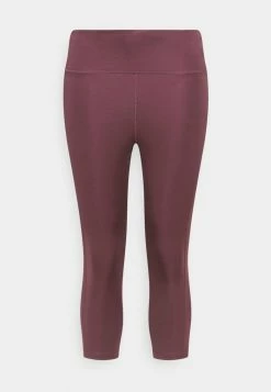 Nike Performance FAST CROP PLUS - Leggings - Dark Wine