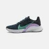 Nike Performance W SUPERREP GO 3 NN FK - Training Shoe - Black/green Glow/armory Navy/vivid Purple/lilac