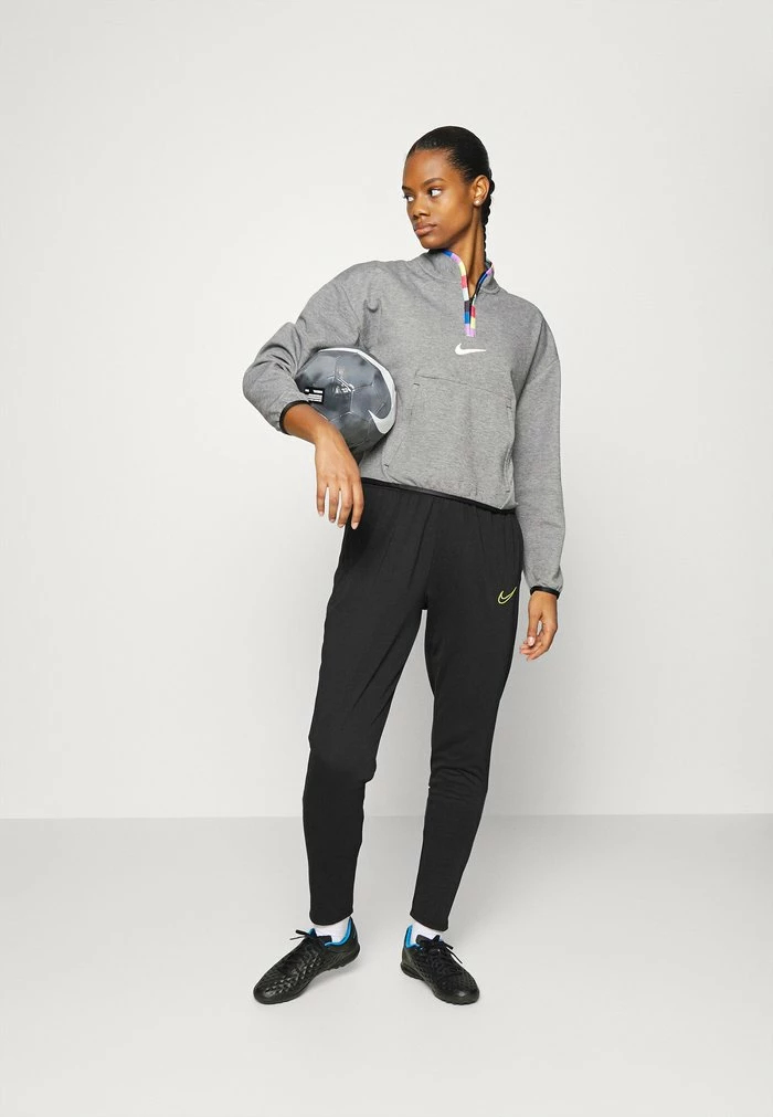 Nike Performance ACADEMY - Tracksuit Bottoms - Black/laser Orange 2 Nike Performance ACADEMY - Tracksuit Bottoms - Black/laser Orange - Image 2
