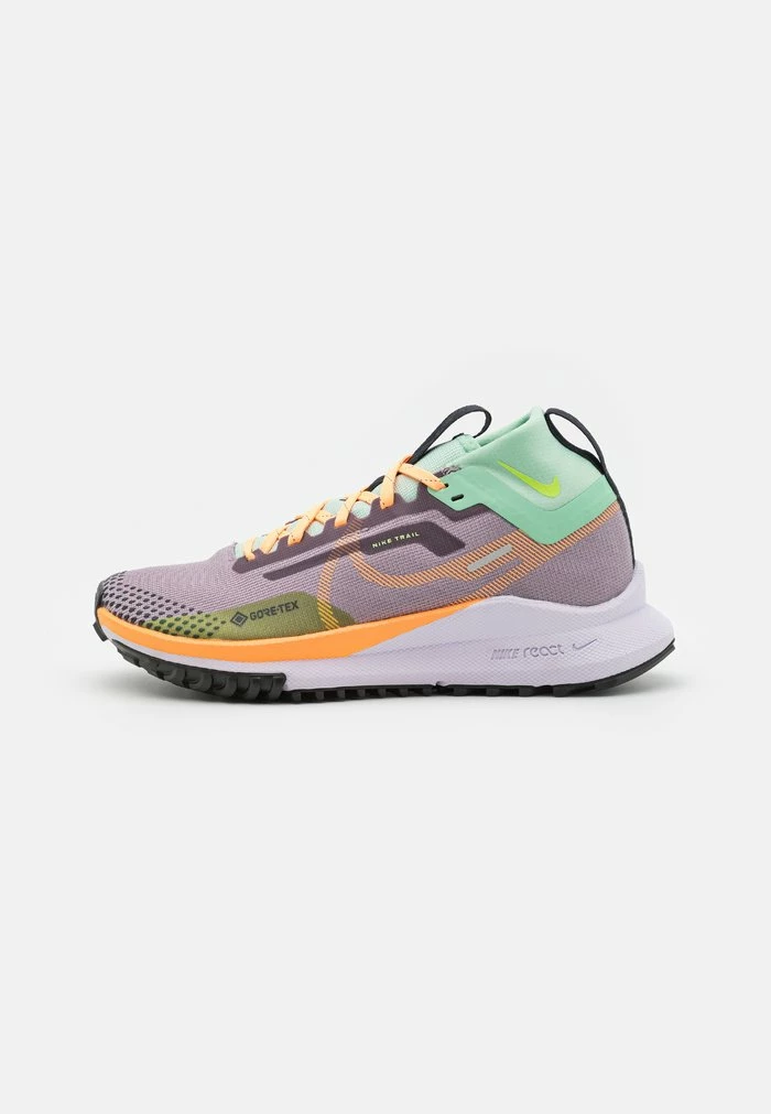 Nike Performance REACT PEGASUS TRAIL 4 GTX - Trail Running Shoes - Purple Smoke/peach Cream/enamel Green/ghost Green/barely Grape 1 Nike Performance REACT PEGASUS TRAIL 4 GTX - Trail Running Shoes - Purple Smoke/peach Cream/enamel Green/ghost Green/barely Grape