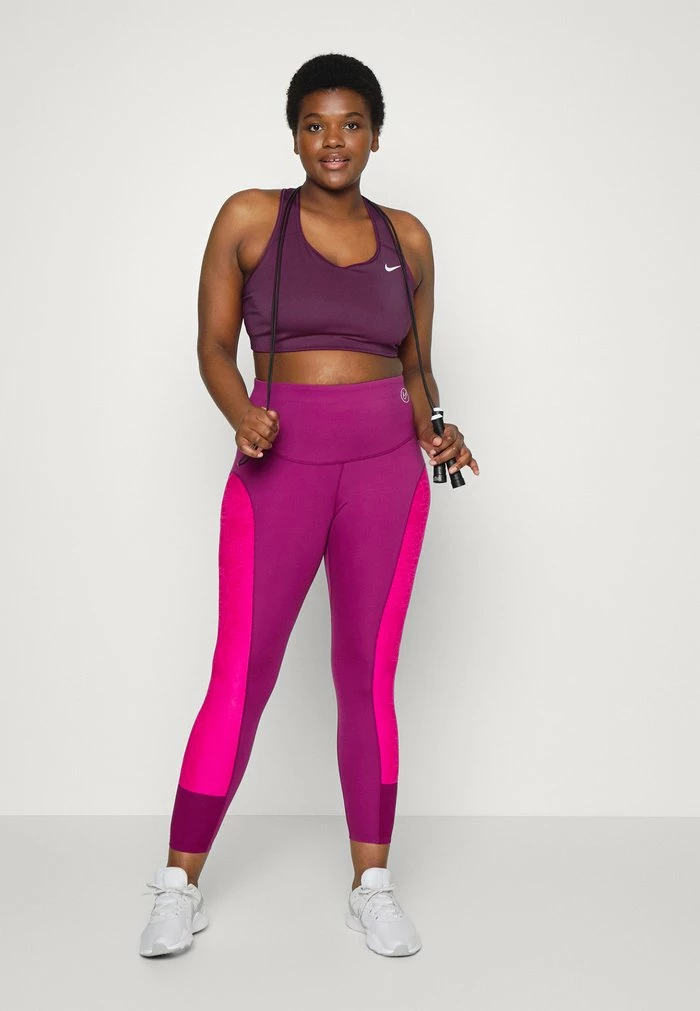 Nike Performance BRA NON PAD - Medium Support Sports Bra - Sangria/white 2 Nike Performance BRA NON PAD - Medium Support Sports Bra - Sangria/white - Image 2
