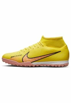 Nike Performance MERCURIAL ZOOM 9 ACADEMY TF - Astro Turf Trainers - Yellow Strike/sunset Glow-coconut Milk