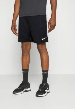 Nike Performance KNIT SHORT - Shorts - Black/black/(coconut Milk)