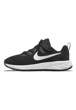 Nike Performance REVOLUTION 6 NN UNISEX - Neutral Running Shoes - Black/white-dk Smoke Grey