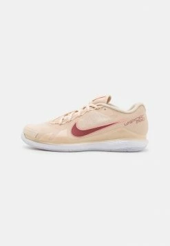 Nike Performance COURT AIR ZOOM VAPOR PRO - Multicourt Tennis Shoes - Pearl White/canyon Rust/white