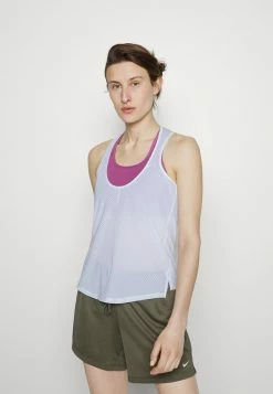 Nike Performance ONE TANK - Top - White/atomic Green