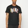 Nike Performance DRY TOP - Sports T-shirt - Black/white