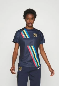 Nike Performance FC BARCELONA TOP PREMATCH AWAY - Club Wear - Obsidian/club Gold