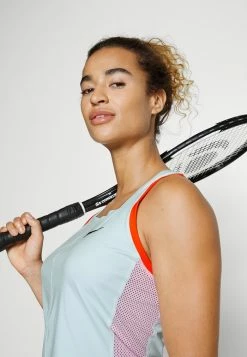 Nike Performance SLAM TANK - Top - Glacier Blue/light Arctic Pink/black -Nike Performance store 8fda5a35158e46ab912ede9fba9d1b7d