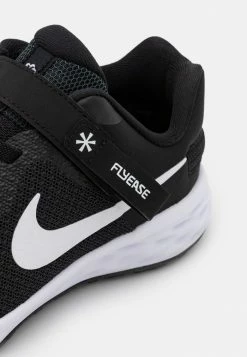Nike Performance REVOLUTION 6 FLYEASE UNISEX - Neutral Running Shoes - Black/dark Smoke Grey/white -Nike Performance store 8fdb41370f3e4adeba8aa9154f36a47f