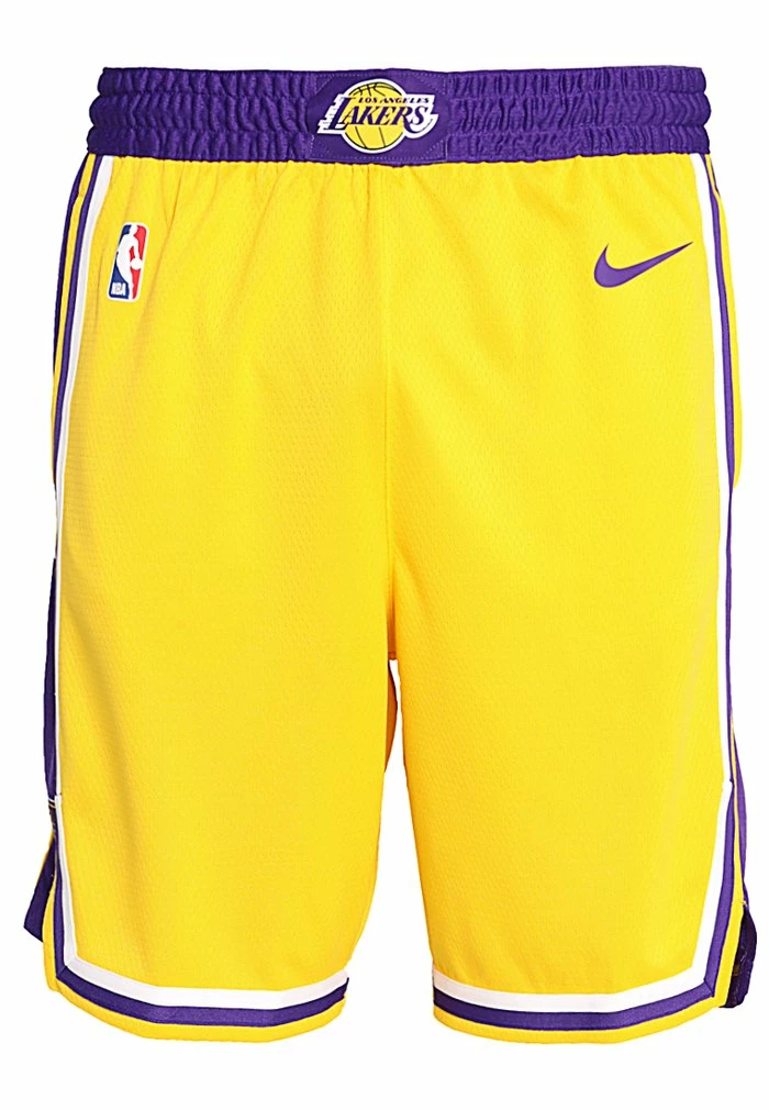 Nike Performance LA LAKERS NBA SWINGMAN SHORT - Sports Shorts - Amarillo/field Purple/white 5 Nike Performance LA LAKERS NBA SWINGMAN SHORT - Sports Shorts - Amarillo/field Purple/white - Image 5