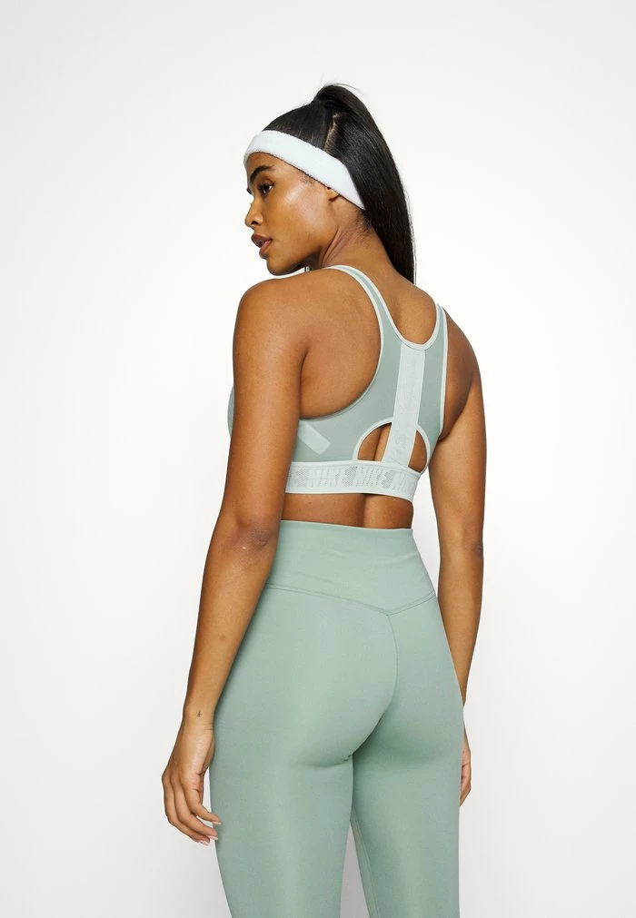 Nike Performance BRA - Medium Support Sports Bra - Grey Haze 3 Nike Performance BRA - Medium Support Sports Bra - Grey Haze - Image 3