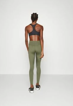 Nike Performance ONE - Leggings - Medium Olive/white -Nike Performance store 90f357f892c54d88a237449a06352c97