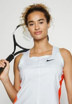 Nike Performance SLAM TANK - Top - White/team Orange/glacier Blue/black -Nike Performance store 91bdcfcaca6140b68477befbd61f6daa