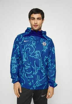 Nike Performance CHELSEA LONDON JACKET - Training Jacket - Rush Blue/chlorine Blue/white