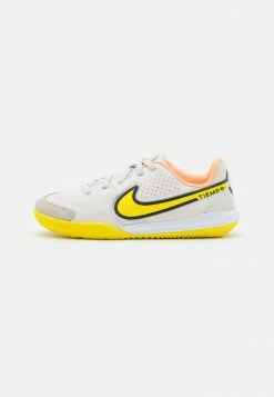 Nike Performance JR TIEMPO LEGEND 9 ACADEMY IC UNISEX - Indoor Football Boots - Phantom/sunset Glow/yellow Strike