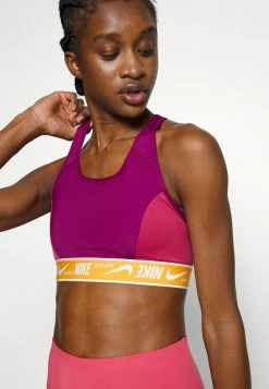 Nike Performance LOGO BRA - Medium Support Sports Bra - Sangria/light Curry/white 11 Nike Performance LOGO BRA - Medium Support Sports Bra - Sangria/light Curry/white -Nike Performance store 91ff9c2218de48029c9ed56744954737