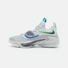 Nike Performance ZOOM FREAK 3 - Basketball Shoes - Grey Fog/cave Purple/light Green Spark