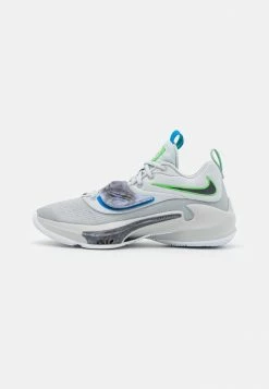 Nike Performance ZOOM FREAK 3 - Basketball Shoes - Grey Fog/cave Purple/light Green Spark