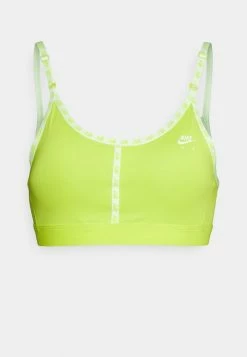 Nike Performance AIR INDY LOGO BRA - Light Support Sports Bra - Green -Nike Performance store 92715be7c2f94274b125833c6511a4a7