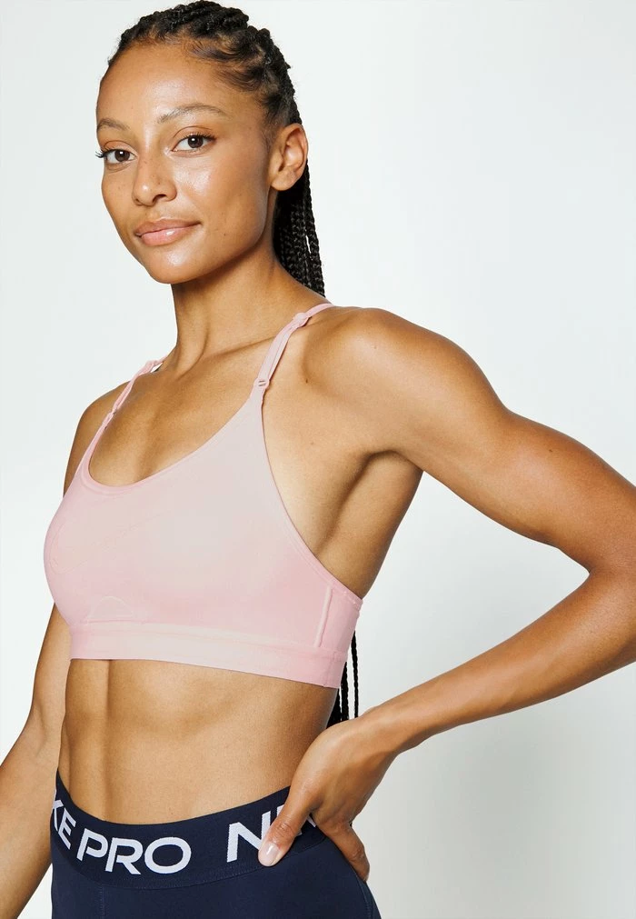 Nike Performance INDY BRA - Light Support Sports Bra - Atmosphere/arctic Orange 4 Nike Performance INDY BRA - Light Support Sports Bra - Atmosphere/arctic Orange - Image 4