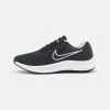 Nike Performance STAR RUNNER 3 GS UNISEX - Neutral Running Shoes - Black/dark Smoke Grey/pink Foam