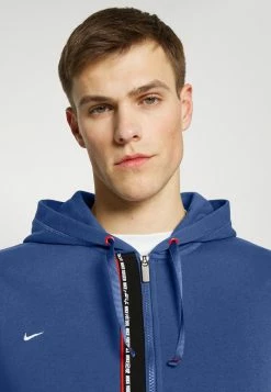 Nike Performance FC TRIBUNA HOODIE - Zip-up Sweatshirt - Mystic Navy/habanero Red/white -Nike Performance store 94a352ee12764cc684aeee6711bacaee