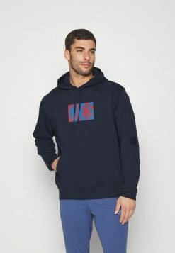 Nike Performance FC BARCELONA FLEECE HOODIE - Zip-up Sweatshirt - Obsidian/midnight Navy