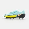 Nike Performance PHANTOM GT2 ACADEMY SG-PRO AC - Screw-in Stud Football Boots - Glacier Ice Black/yellow Strike
