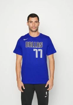 Nike Performance NBA DALLAS MAVERICKS LUKA DONCIC NAME AND NUMBER TEE - Print T-shirt - Game Royal