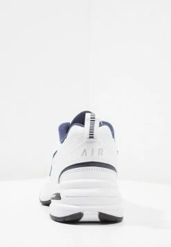 Nike Performance AIR MONARCH IV - Trainers - White/metallic Silver -Nike Performance store 95eacce185734523a947cf34ab8491c3