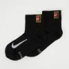 Nike Performance COURT MULTIPLIER MAX 2 PACK - Sports Socks - Black